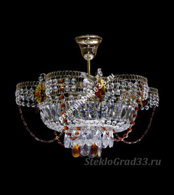Ромашка 3 лампы цветная