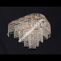 Хрустальная потолочная люстра Треугольник